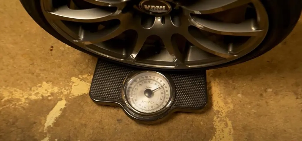 typical rim weigh